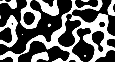 Cow Print Pattern Background