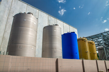 Ongoing Construction at Future Chemical Production Plant