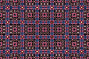 Seamless Shape Art Luxury Graphic Endless Decoration Background Geometric Tile Fashion Textile Template Wallpaper Visual Cloth Interior Design Perspective Texture Digital Fabric Symmetric Pattern.