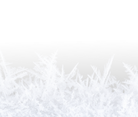 Snowflake Png frame with frozen white ice border and frost decoration on transparent cold winter background holiday season pattern isolated Christmas design