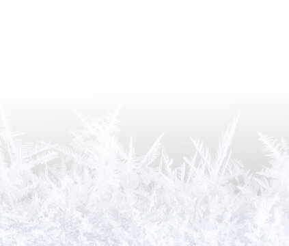 Snowflake Png frame with frozen white ice border and frost decoration on transparent cold winter background holiday season pattern isolated Christmas design