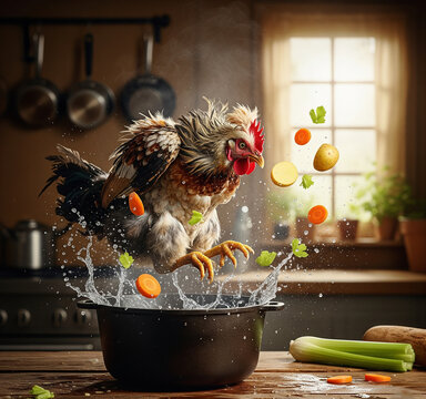 chicken and vegetables