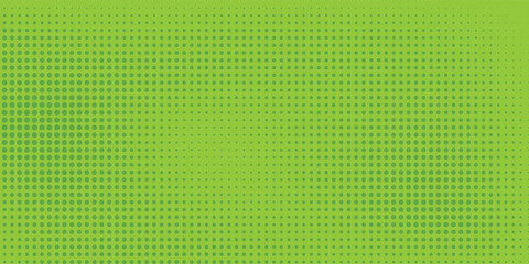 green pop art background in retro comic style with halftone dots modern dot