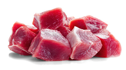 Fototapeta premium Raw chicken fillet on white background