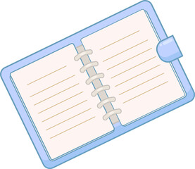 blue spiral book