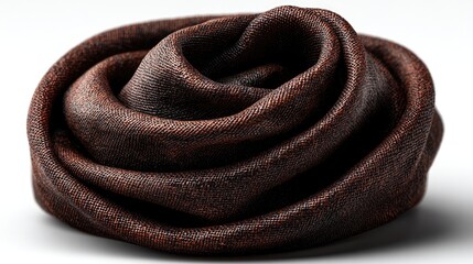 Chocolate swirl: An appetizing, macro shot of a dark chocolate swirl, showcasing intricate patterns and textures, evoking a sense of decadence and rich flavors. 