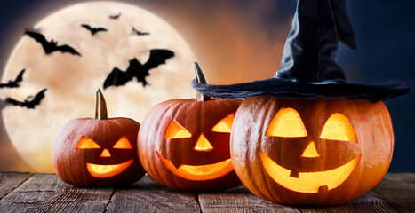 Halloween Background Banner