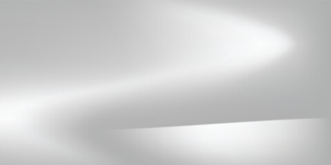 Silver foil background with metal mirror texture. Chrome gradient surface with light gloss simple abstract modern arts mesh