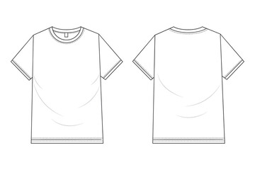 Naklejka premium vector illustration of a t shirt