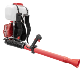 Red mist blower 4 stroke engine