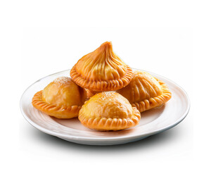 Gujiya - Traditional Indian Food Sweet Dumplings Made during the Holi Festival
