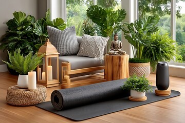 Still yoga studio essentials high resolution picture