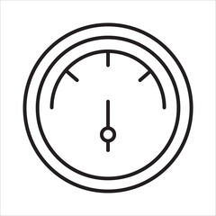 Spedo meter icon outline vector