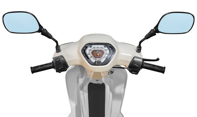 Handle bar motorcycle view
