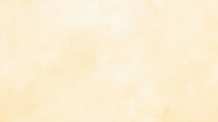 Soft watercolor wash background in pale yellow with subtle texture and light variations for artistic design elements