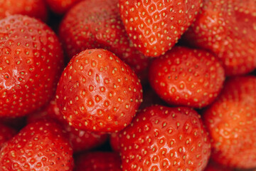 red strawberry berries, food backgroung, tasty and delicious