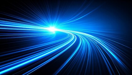 Futuristic Abstract Digital Structure