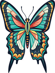 High Resolution Swallowtail Butterfly Design.