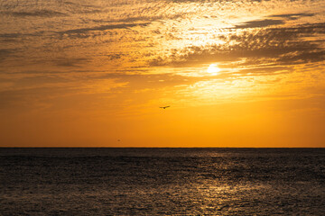 sunset at the seaside of Ulleungdo Island