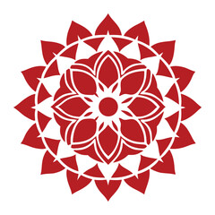  Highly detailed circular mandala artworkfeaturing symmetrical floral and geometric patterns, ideal for coloring, decoration, spiritual art, or tattoo inspiration