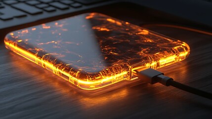 fire in a glass