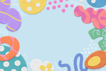 Realistic 3D Clay Style Background