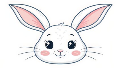 Cute Pink Monster with Sharp Teeth and Bulging Eyes in Flat Style