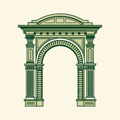  ornamental archway or gate