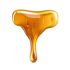 Obraz premium Realistic Illustration of Sticky Sweetener Drip for Designs and Projects