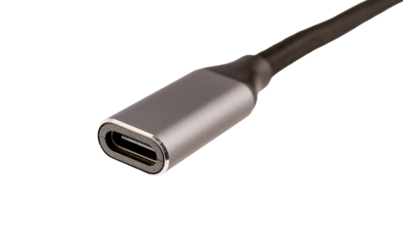 USB C female connector cable adapter for charging and data transfer