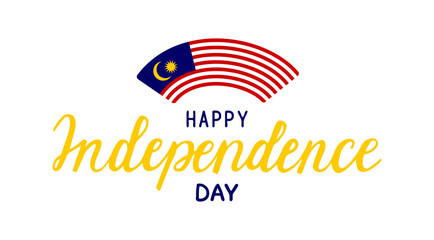 Armenia Independence Day text banner template. Hand drawn Calligraphy Lettering. Script for poster, social media post, project. Flag and Handwritten Words. Flat style