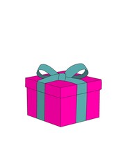 pink gift box