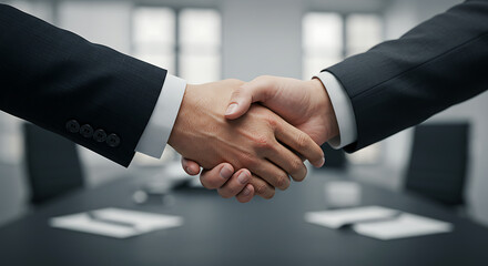 handshake between two businessmen