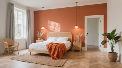 Elegant Eco Fashion: Transforming Your Residential Estate with Natural Plant Designs Under the Warm Orange Sunlight for Ultimate Elegance