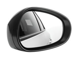 Side view mirror for car isolated PNG