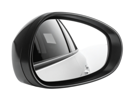 Side view mirror for car isolated PNG