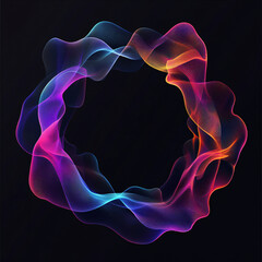 A circle with the glow quot in the dark