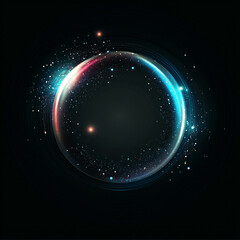 A circle with the glow quot in the dark
