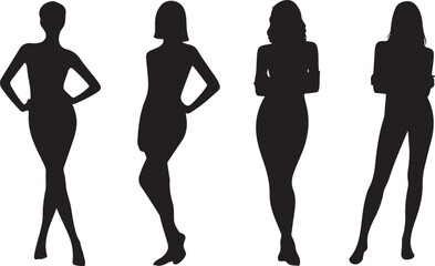 Stylized silhouette of an object isolated on transparent background