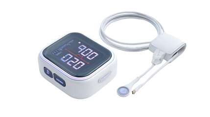 AI-Driven Personal Health Monitoring System background isolated on a Transparent background, PNG file.