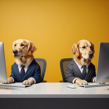 Corporate Canines: The Amusing Daily Life of Business Dogs