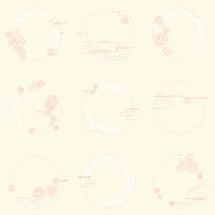 Frame pettern desgine vector illustration