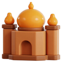 Mosque 3D Ilustration