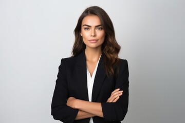 Fototapeta premium Confident businesswoman in formal attire