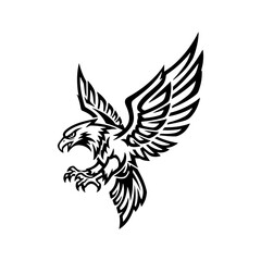 eagle with wings