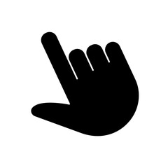 Cursor and Finger icon. Hand and Mouse Pointer