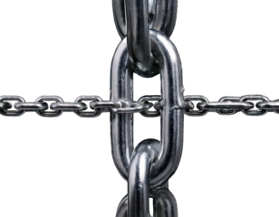 Interlocking chains plus sign