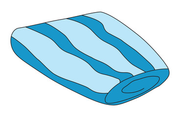 Towel isolated on white background