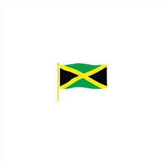 jamaica flag icon vector