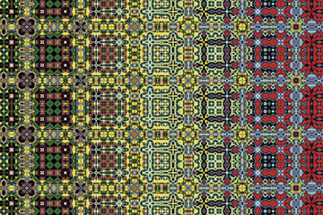 Seamless Decoration Fabric Art Interior Wallpaper Texture Tile Geometric Digital Symmetric Luxury Visual Endless Design Textile Fashion Background Perspective Template Shape Graphic Cloth Pattern.